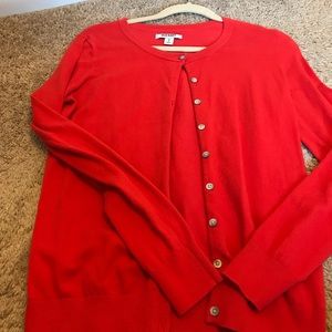 Old navy M orange/red cardigan